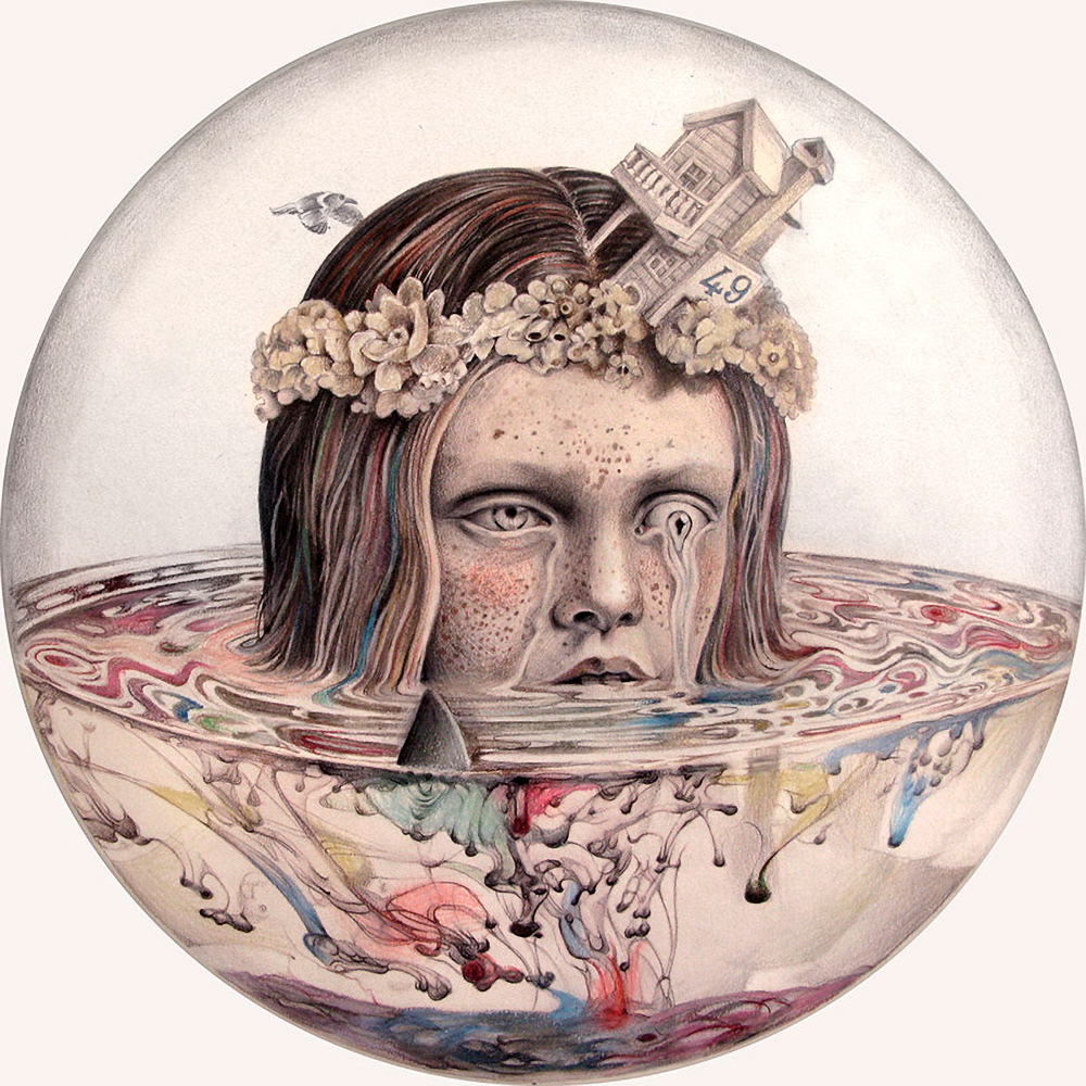 @Dolce Paganne - Sunken Princess - Colored Pencils and Markers on Paper - 2019